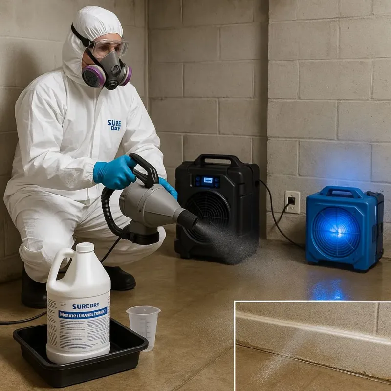 Sanitization and Odor Removal process in Sonoma County, CA
